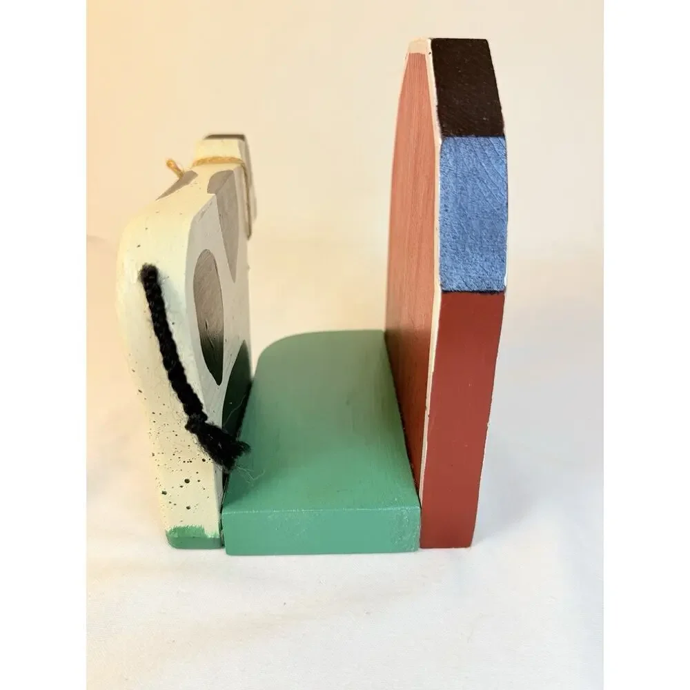 Hand Made And Painted Wooden Down Napkin Holder Farmhouse Country Barn